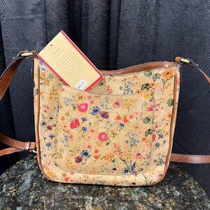 Patricia Nash Floral Leather Crossbody